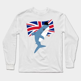 British Blahaj Long Sleeve T-Shirt